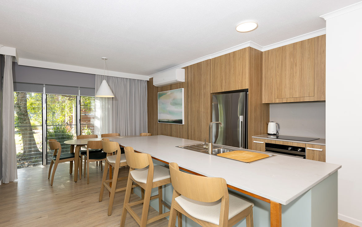twb-facilities-1170x736-1Bed-2 2 Bedroom  | Twin Waters Sunshine Coast2 Bedroom Apartment – Sleeps 6 (2 king bed and 1 fold out sofa bed, sofa bed suitable for children only)