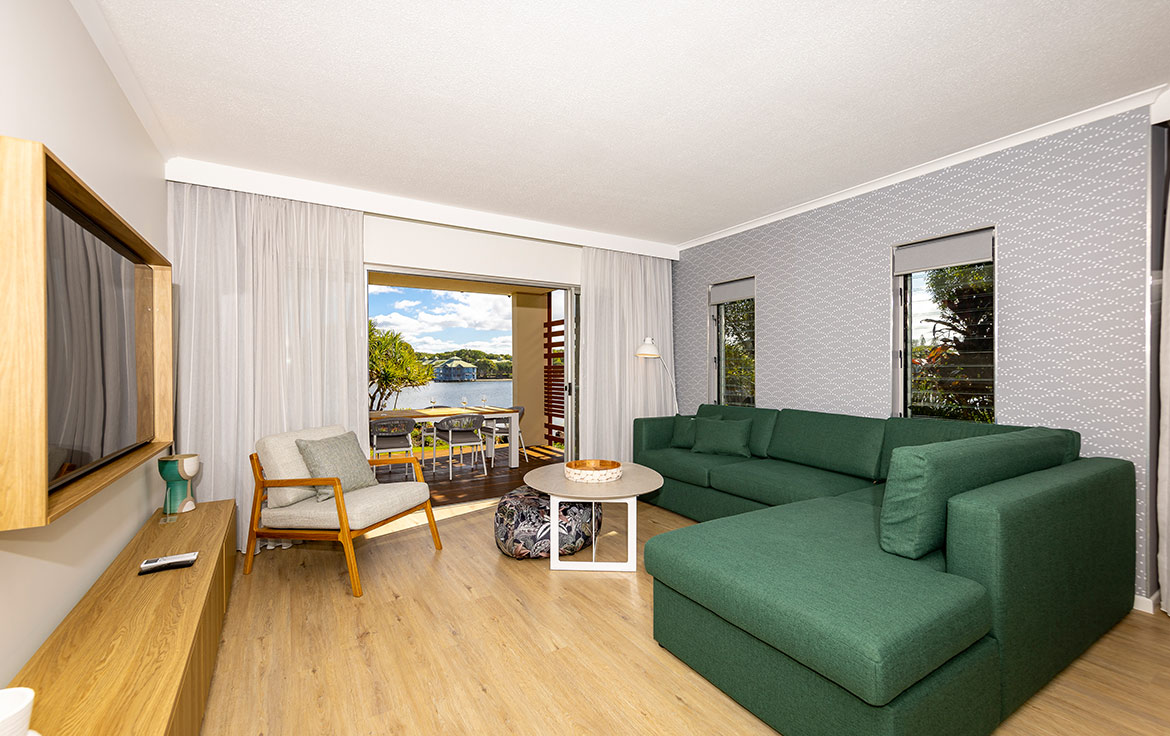 twb-facilities-1170x736-1Bed-1 1 Bedroom | Twin Waters Sunshine Coast1 Bedroom Apartment – Sleeps 4 (1 king bed and 1 fold out sofa bed, sofa bed suitable for children only)