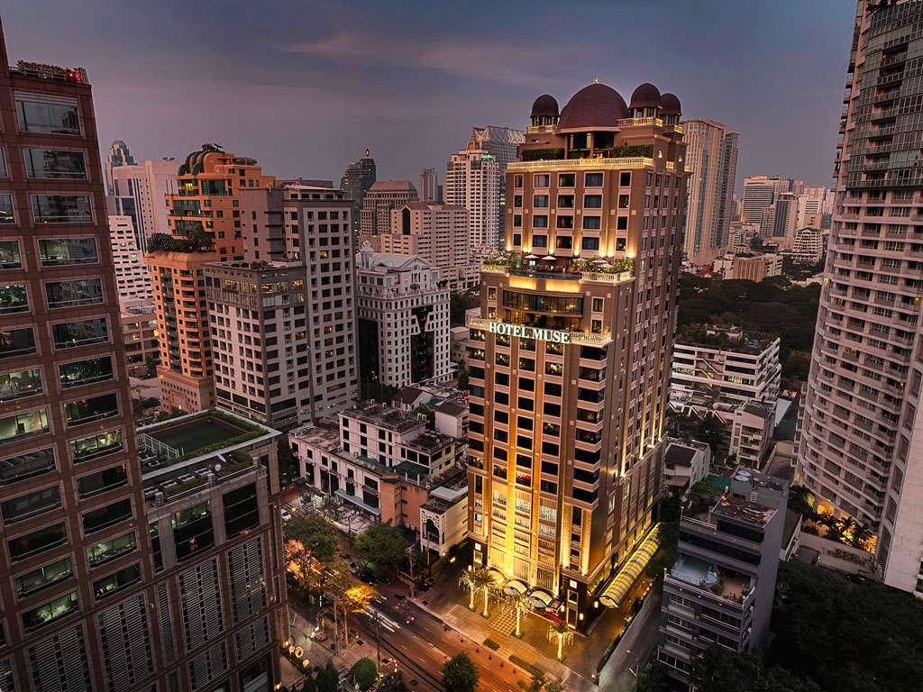 Hotel-Muse-Bangkok-Langsuan-3 Hotel Muse Bangkok Langsuan | Accor Vacation Club | Accor TimeshareStep into Bangkok’s finest design boutique hotel, Hotel Muse Bangkok by M Gallery. Ideally located for business and leisure travelers, only few minutes away from BTS Chidlom station.